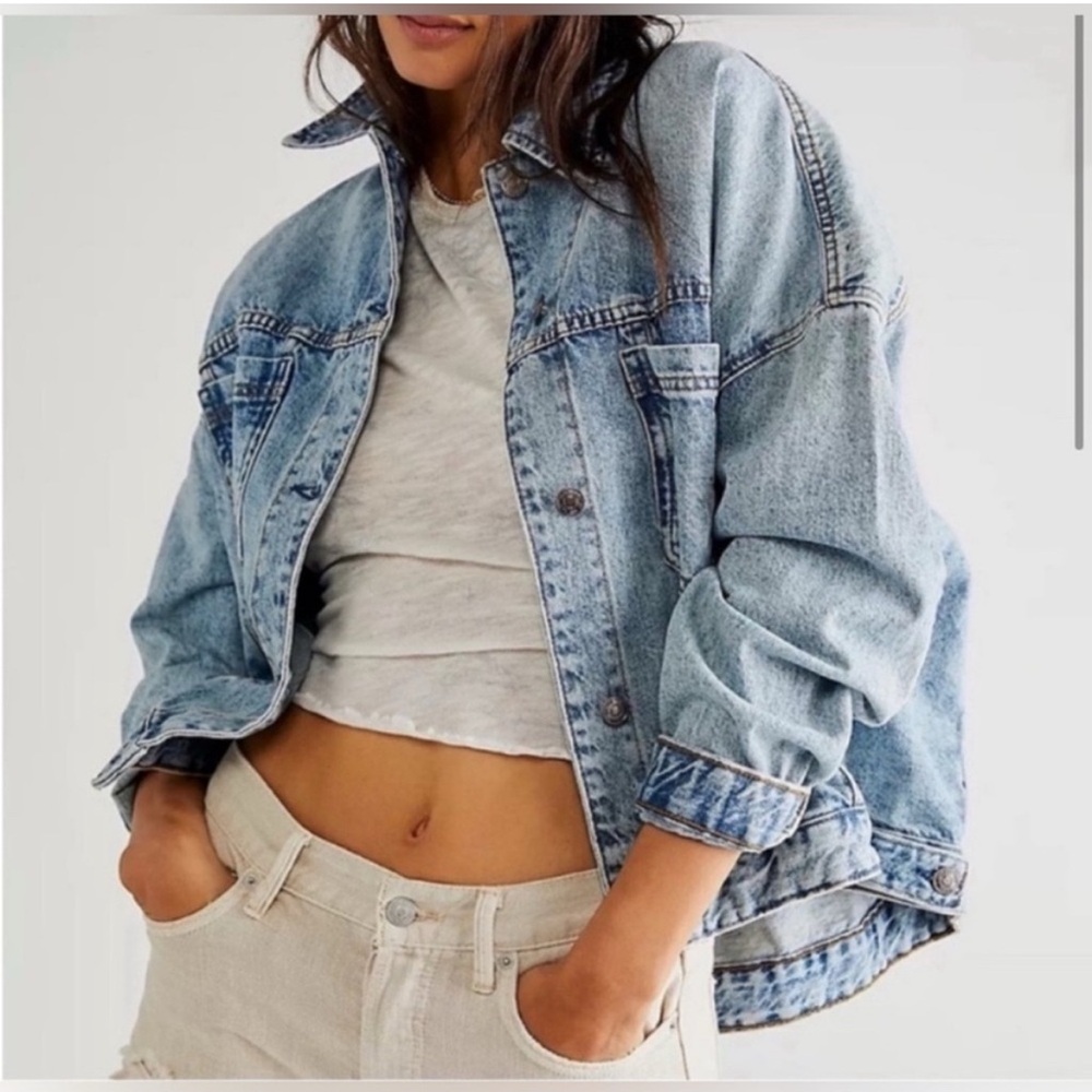 We The Free Opal Swing Denim Jacket